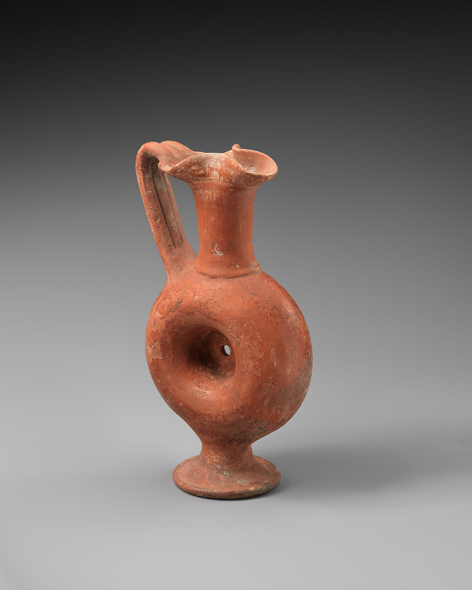 Terracotta ring vase, Terracotta, Phoenician