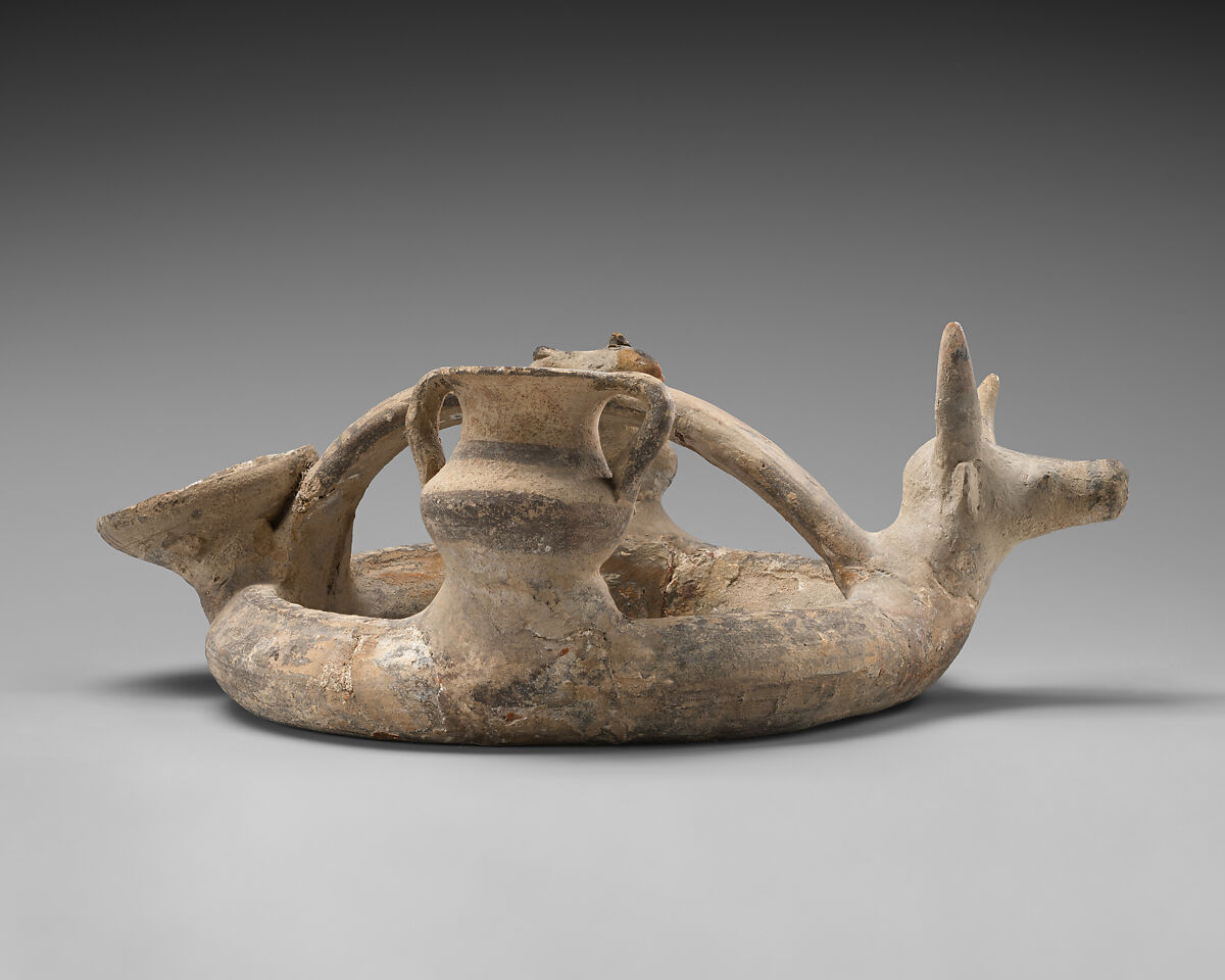 Ring-vase, Terracotta, Cypriot