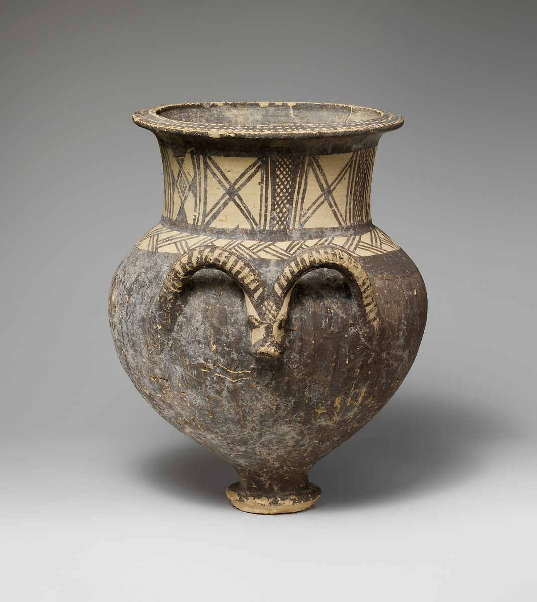 Terracotta amphora (jar), Terracotta, Cypriot 