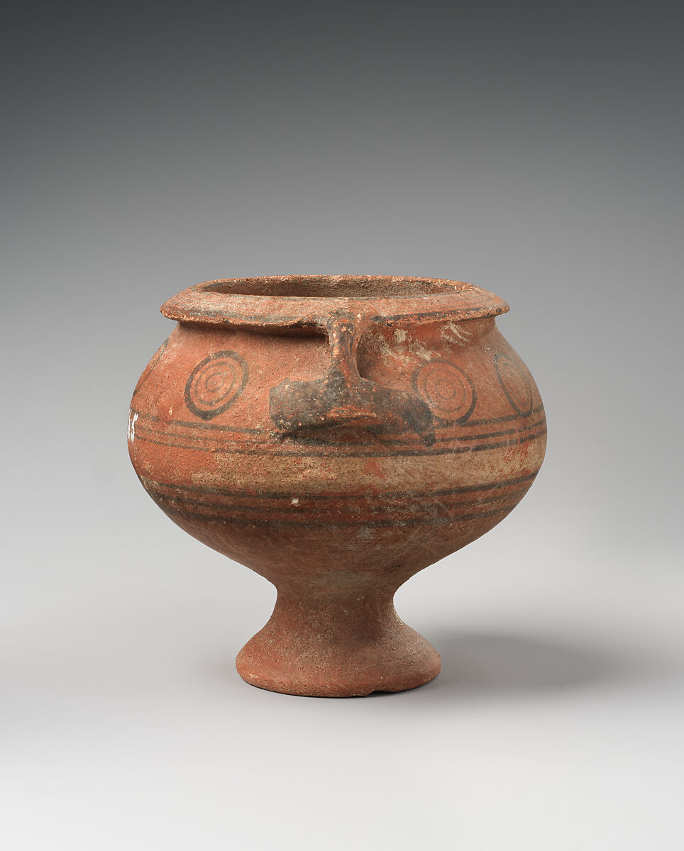 Krater, miniature, Terracotta, Cypriot