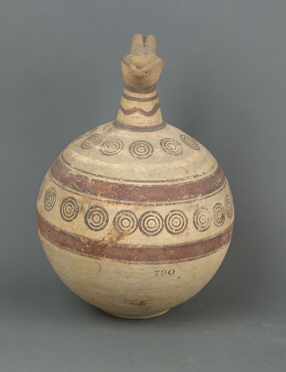 Oinochoe, Terracotta, Cypriot 