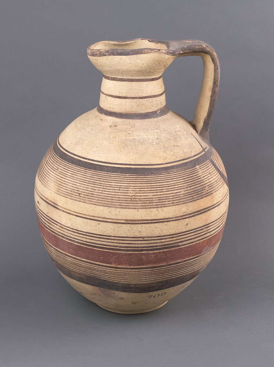 Oinochoe, Terracotta, Cypriot 