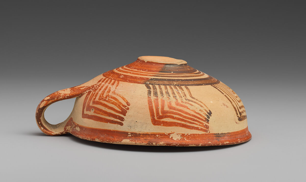Terracotta one-handled cup, Terracotta, Helladic, Mycenaean