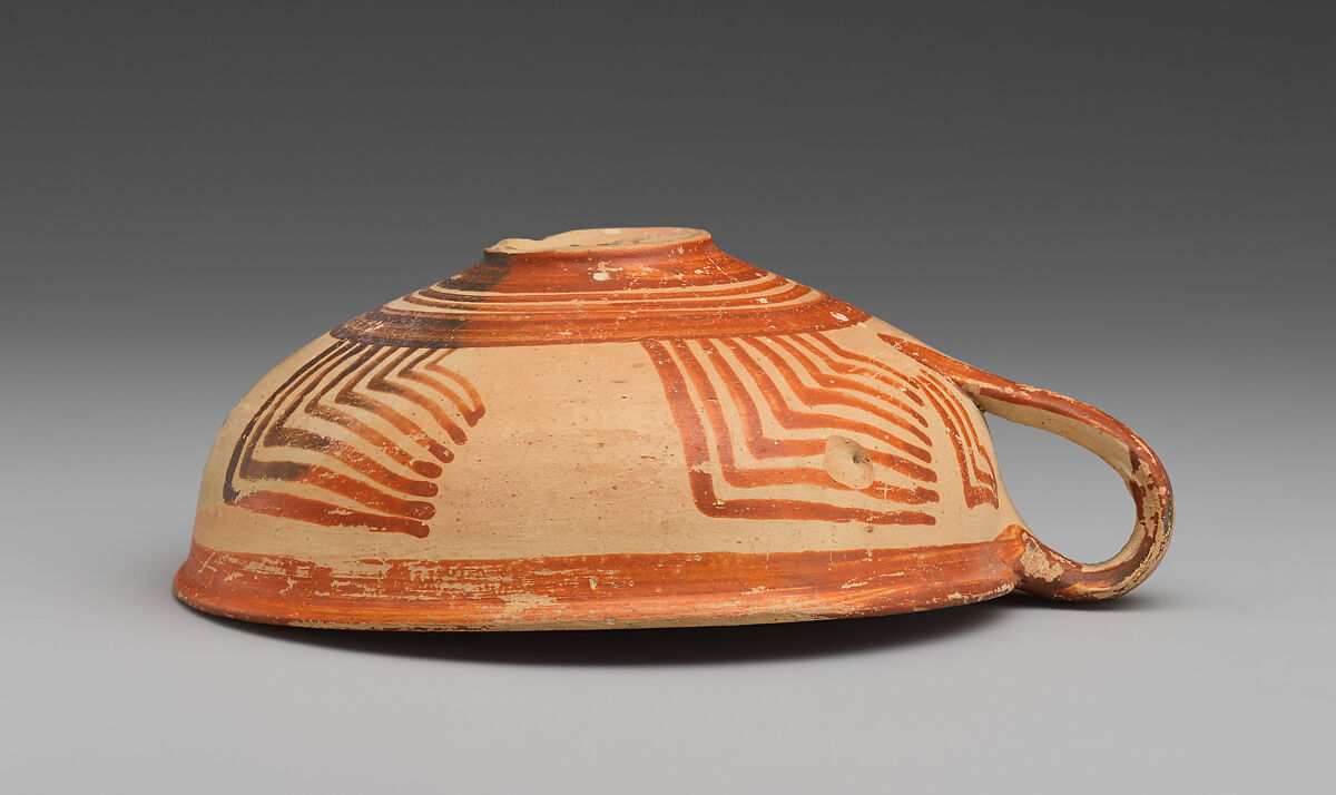 Terracotta one-handled cup, Terracotta, Helladic, Mycenaean