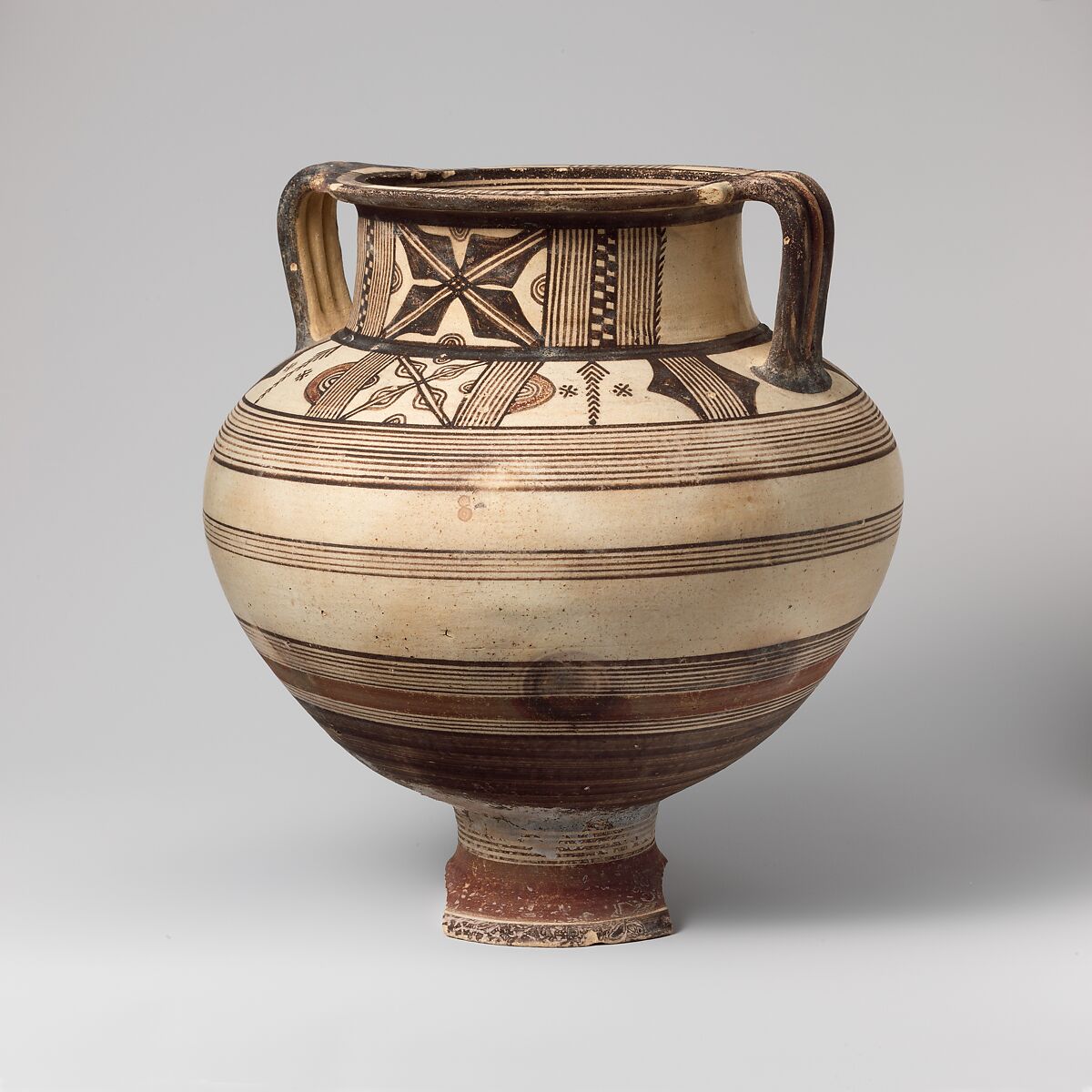 Terracotta amphora (jar), Terracotta, Cypriot
