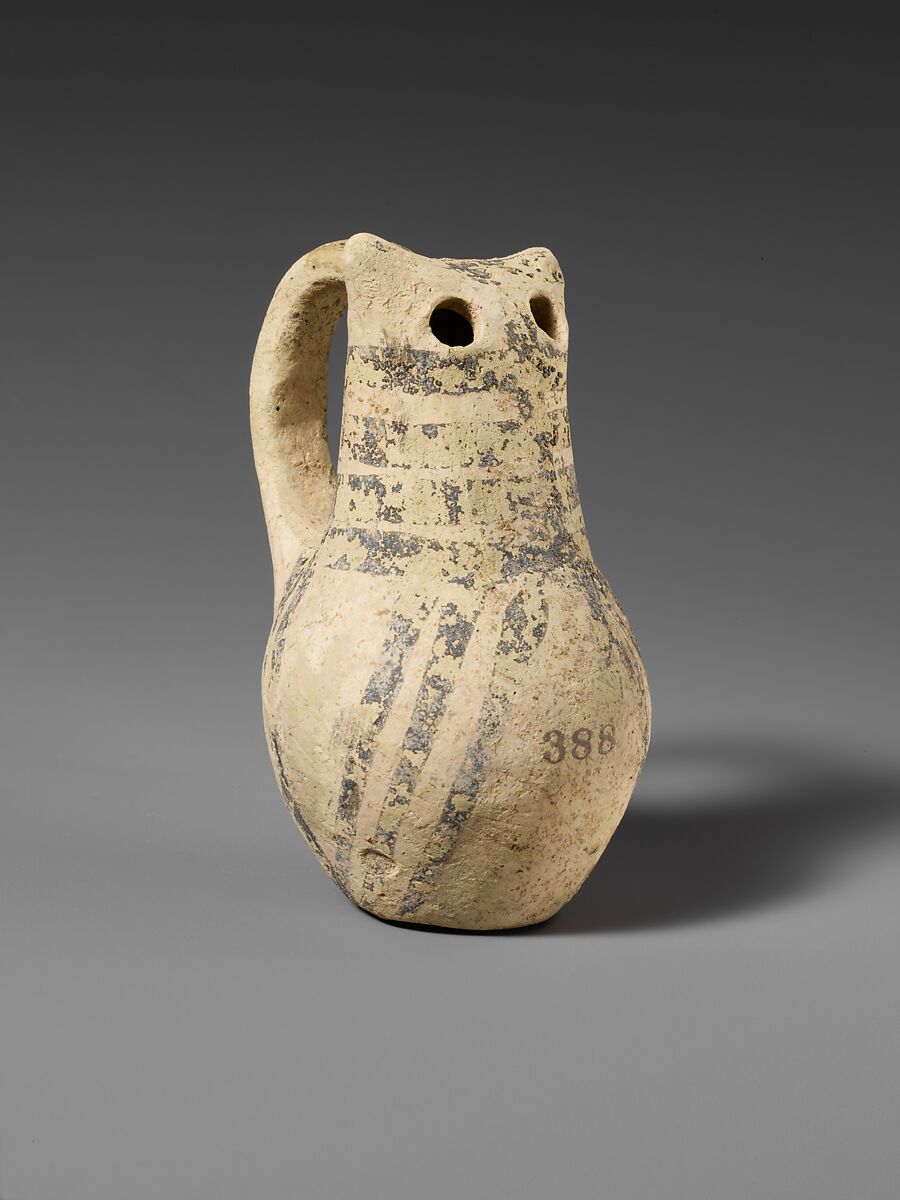 Terracotta rattle (?), Terracotta, Cypriot 