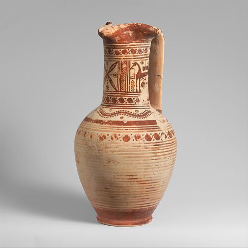 Terracotta oinochoe (jug)