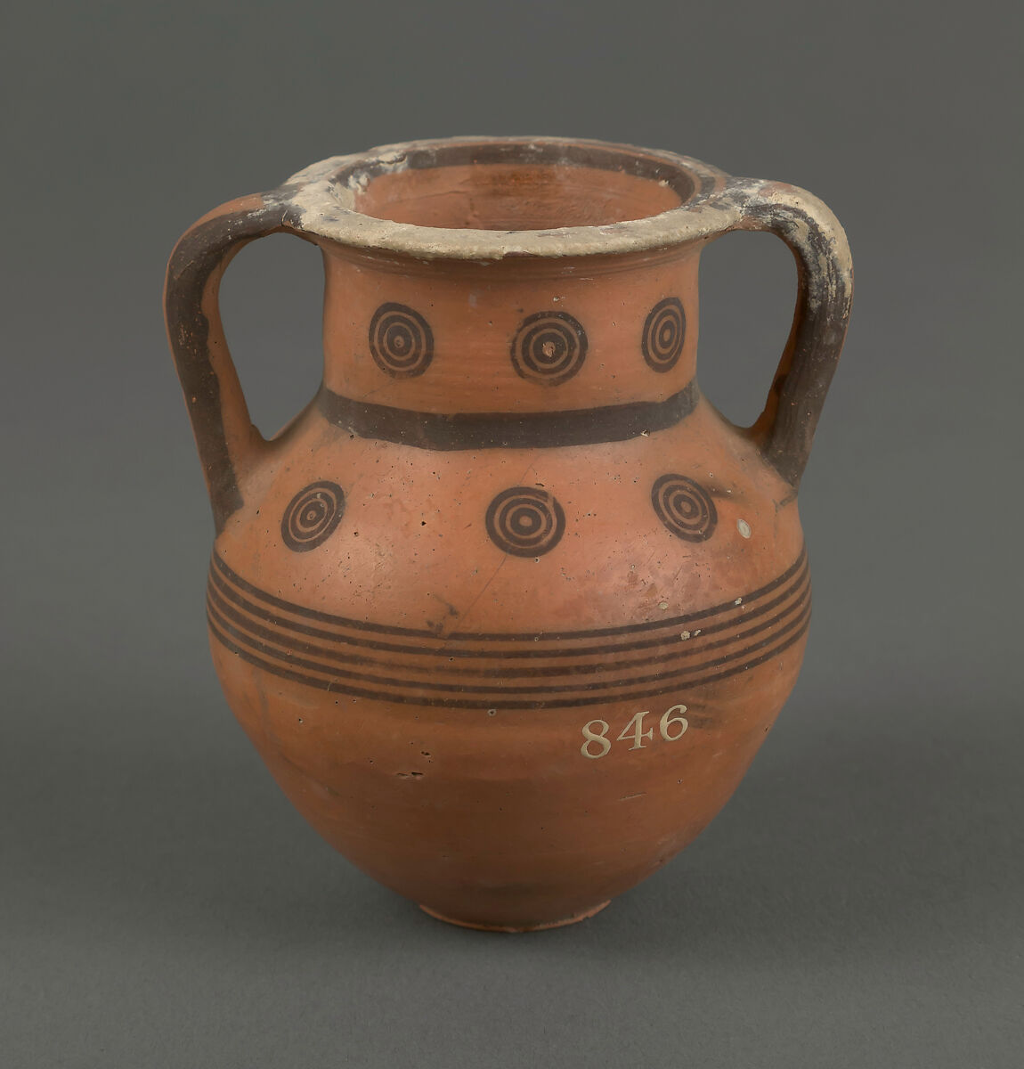 Amphora, miniature, Terracotta, Cypriot 