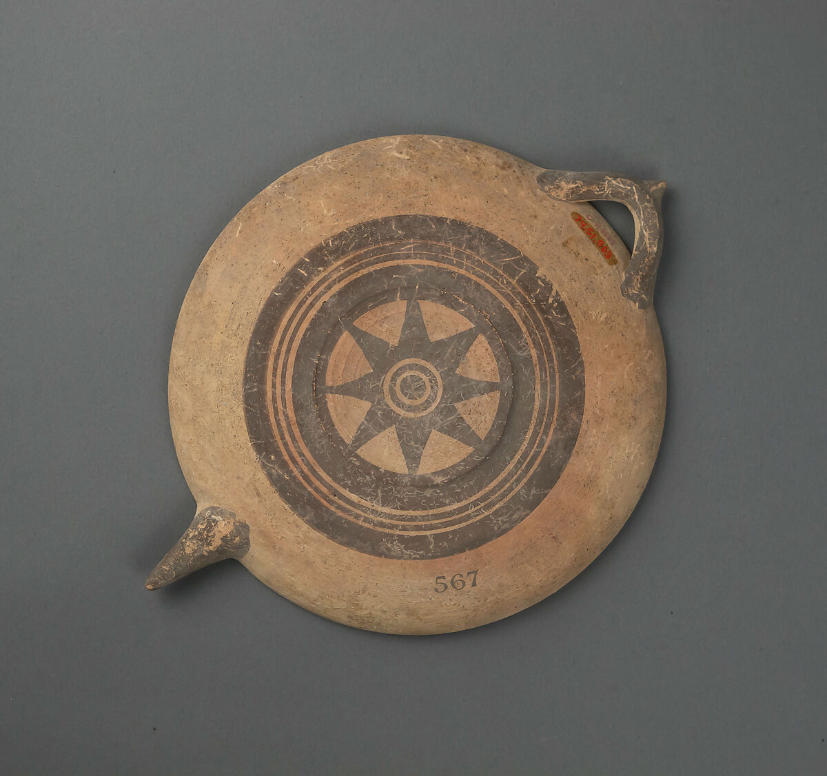 Plate, Terracotta, Cypriot