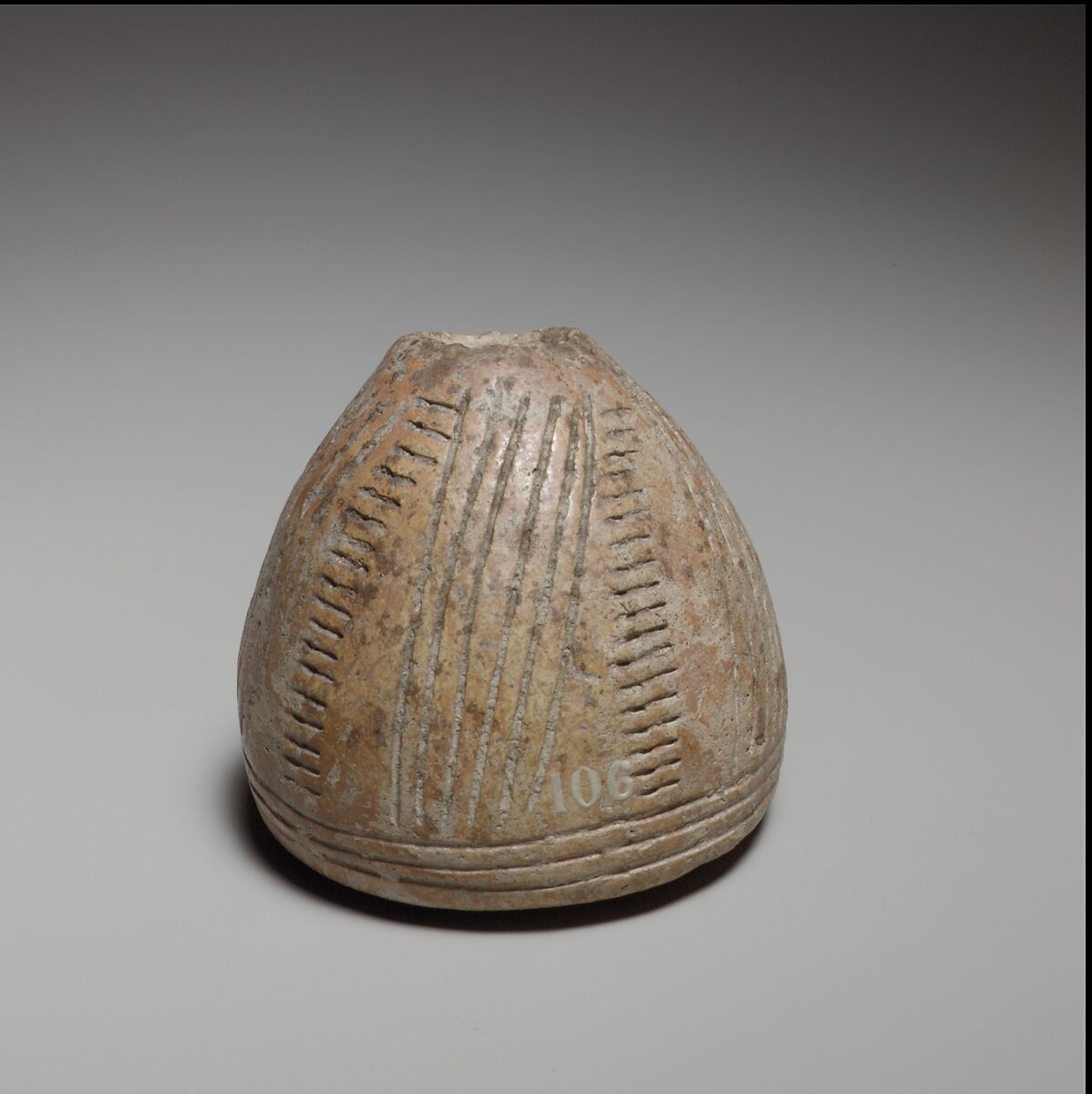 Conical-hemispherical spindle-whorl with flat base | Cypriot | Early ...