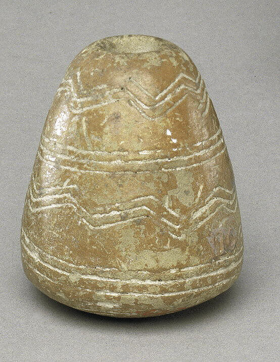 Terracotta spindle whorl, Terracotta, Cypriot
