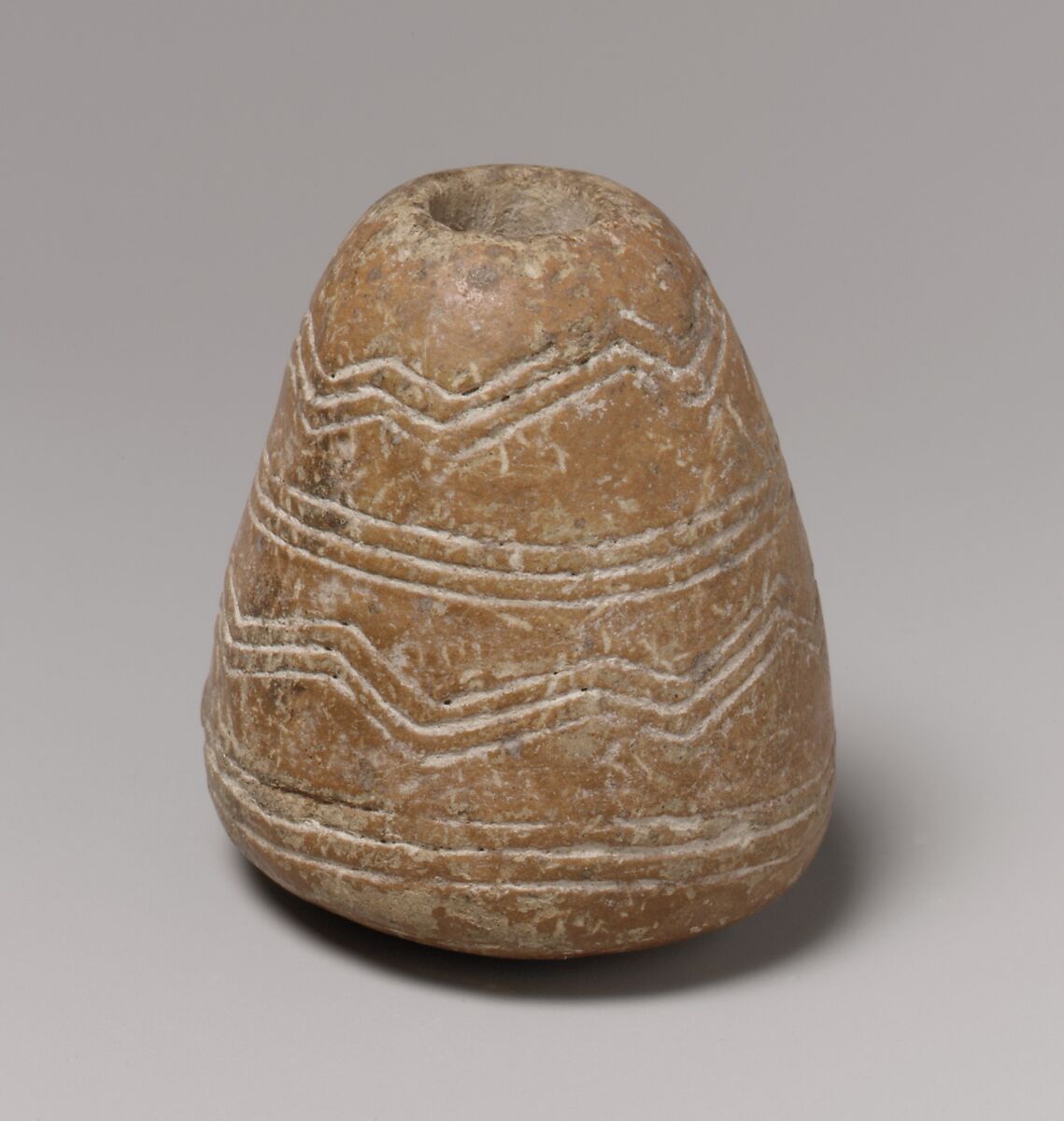 Terracotta spindle whorl, Terracotta, Cypriot 