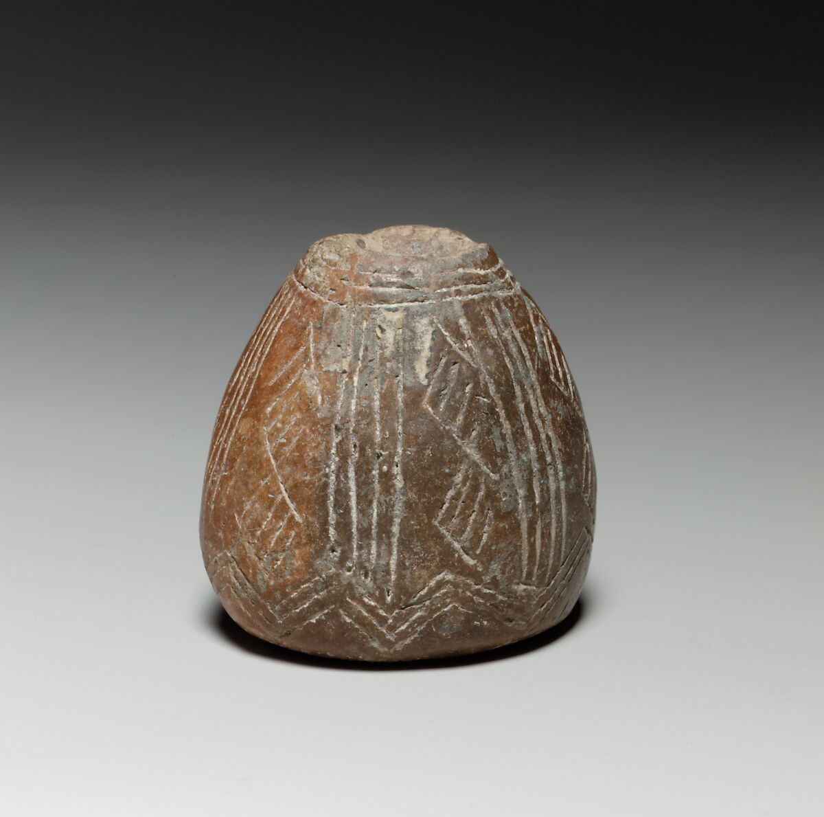 Terracotta conical-hemispherical spindle-whorl, Terracotta, Cypriot 
