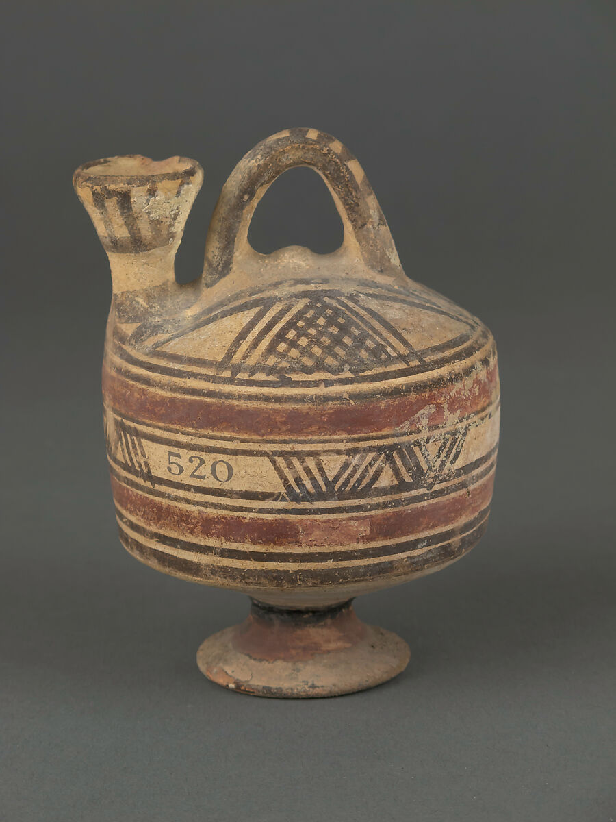 False-necked jar, Terracotta, Cypriot 