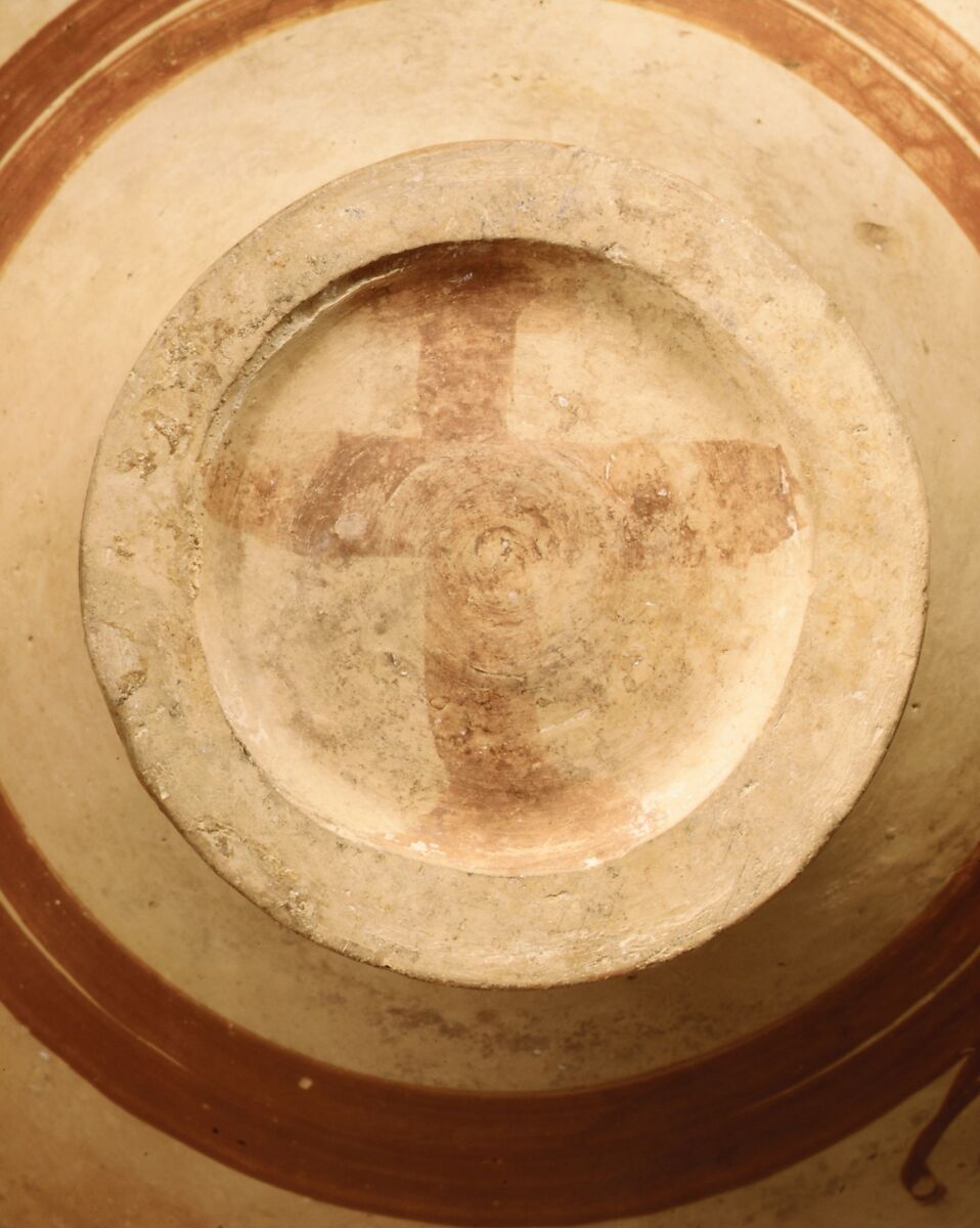 Terracotta chariot krater, Terracotta, Helladic, Mycenaean