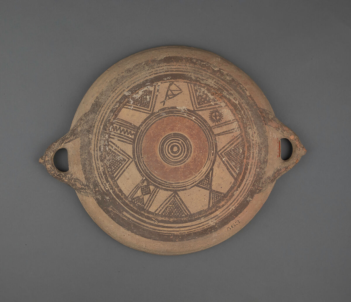 Plate, Terracotta, Cypriot 