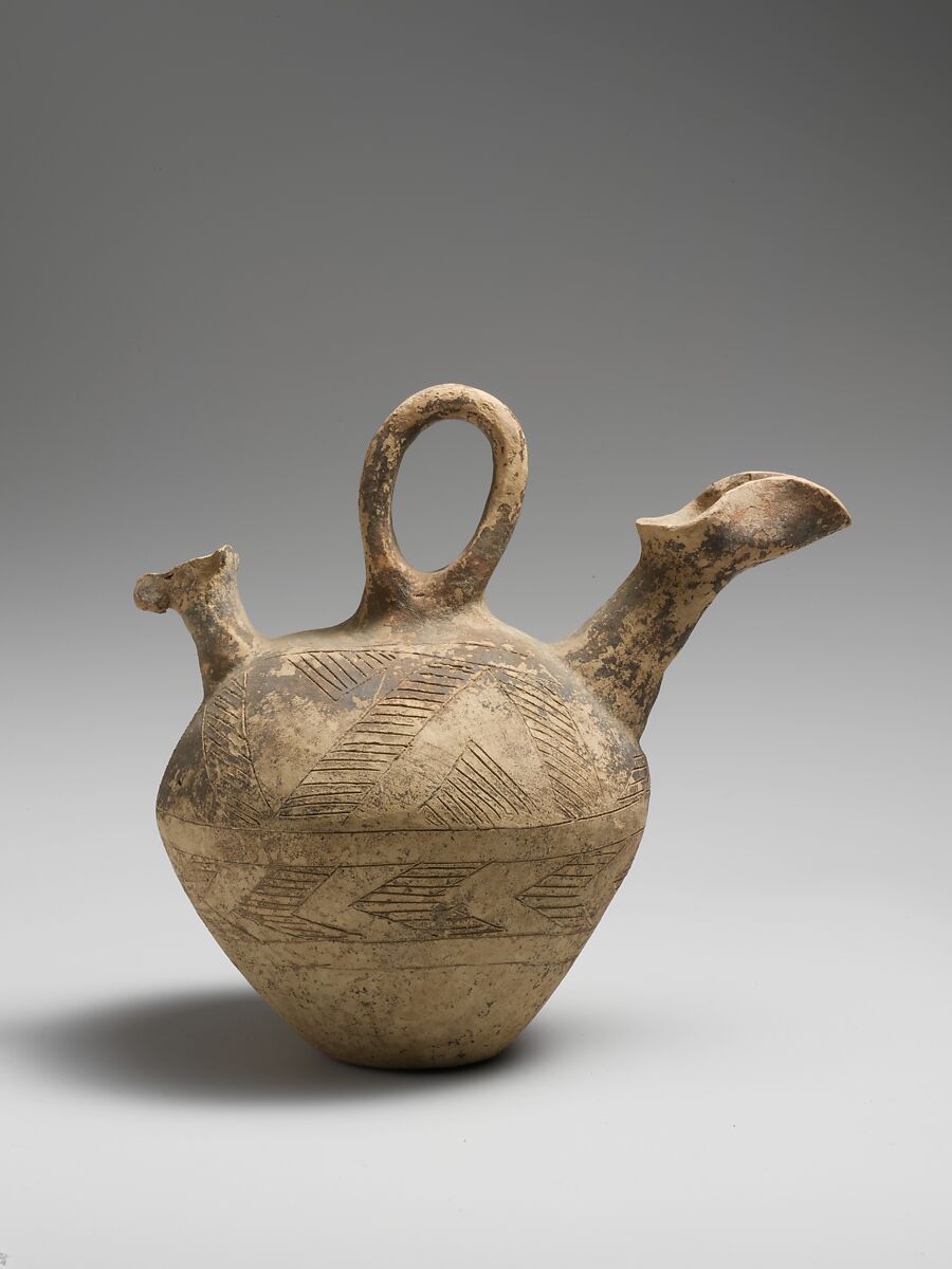 Terracotta zoomorphic askos (vessel), Terracotta, Cypriot 