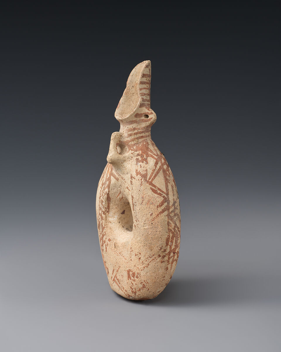 Terracotta ring-shaped vessel, Terracotta, Cypriot