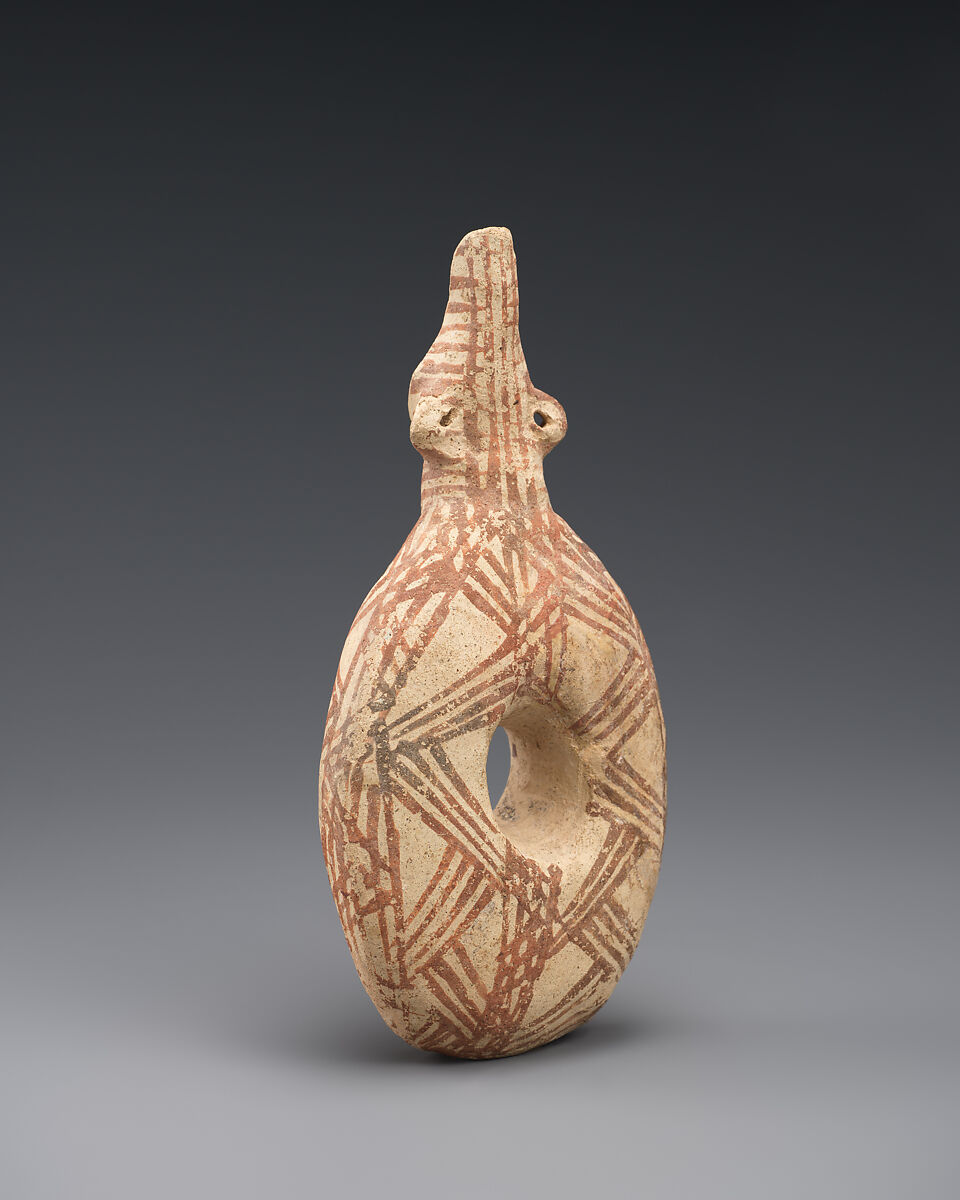 Terracotta ring-shaped vessel, Terracotta, Cypriot