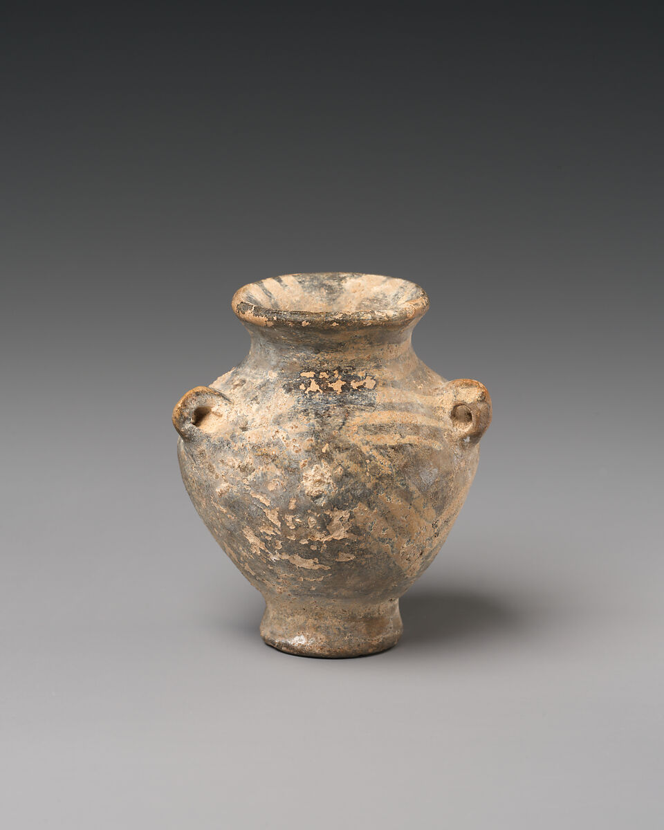 Jar, miniature, Terracotta, Cypriot