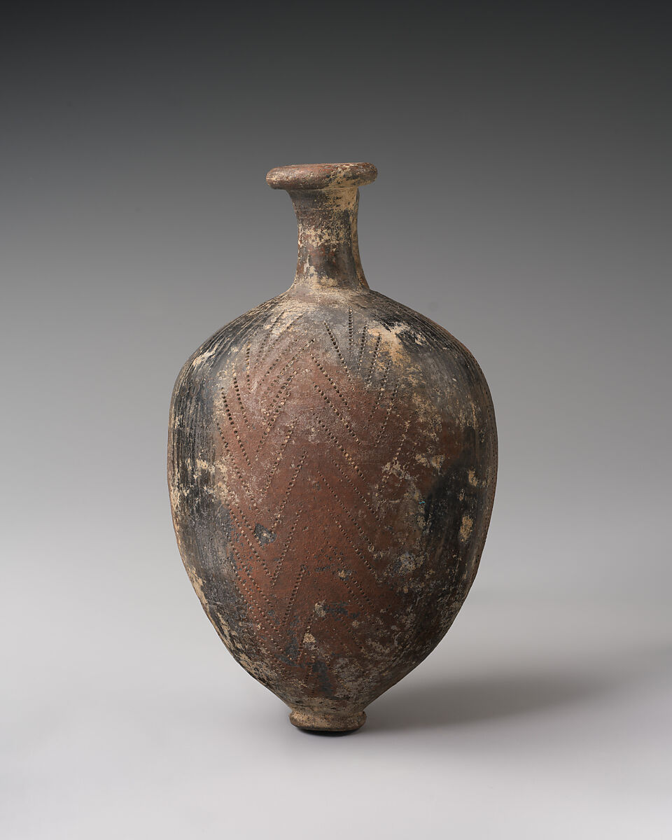 Terracotta vessel, Terracotta, Egyptian