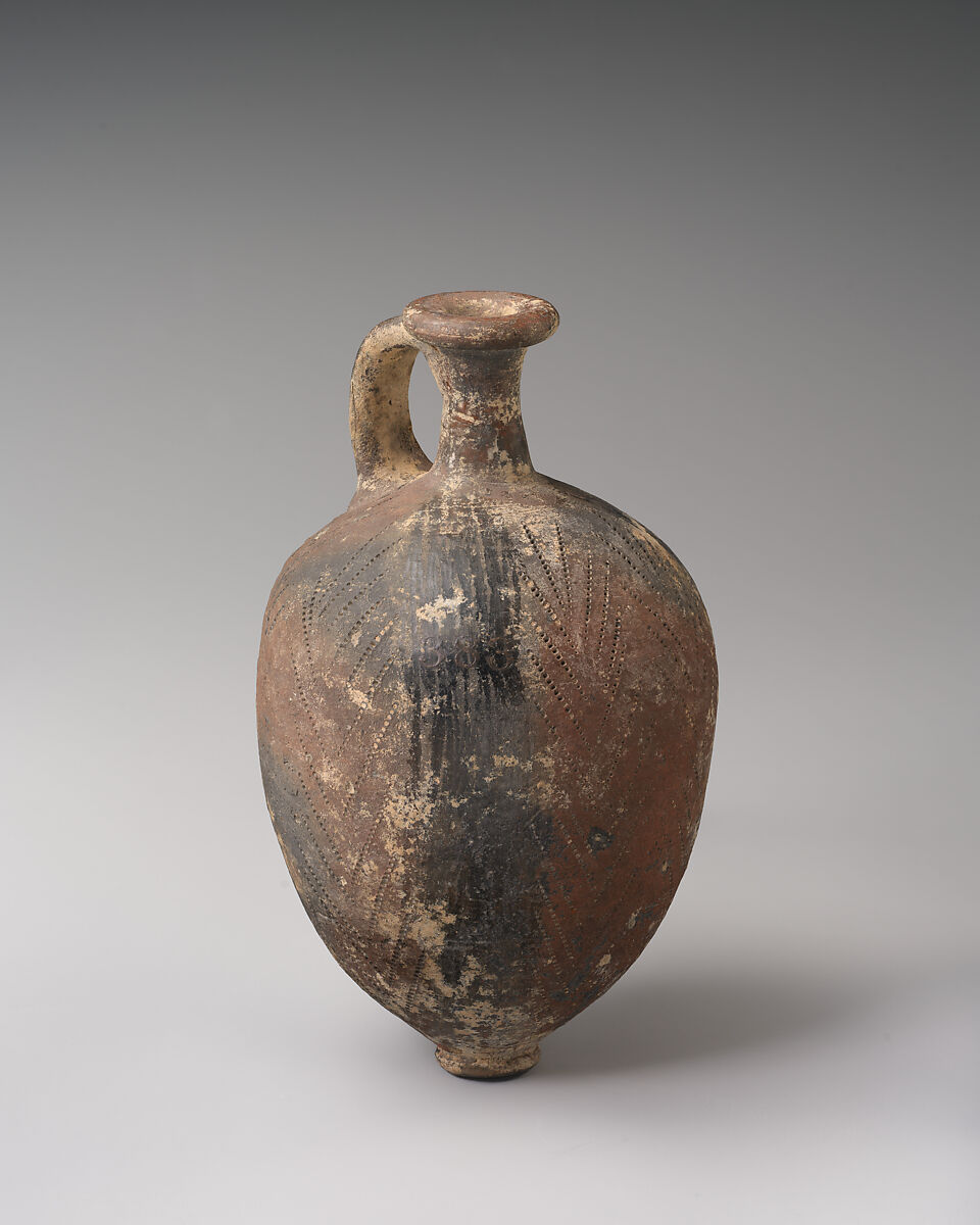 Terracotta vessel, Terracotta, Egyptian