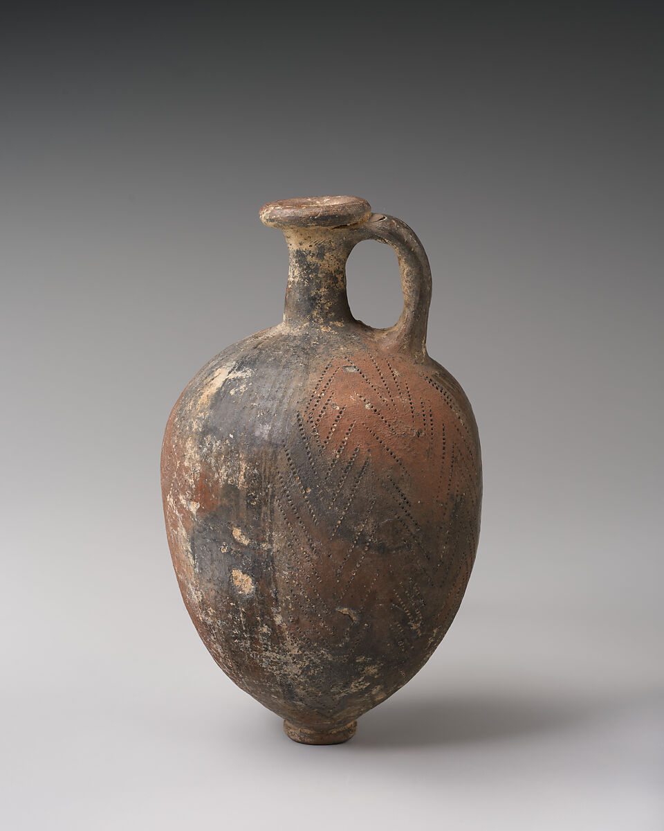 Terracotta vessel, Terracotta, Egyptian