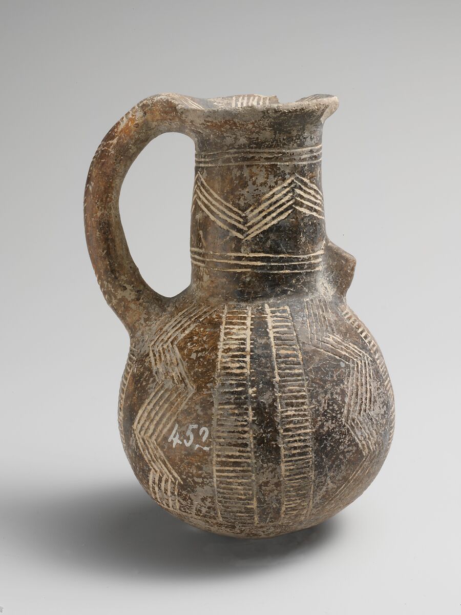 Terracotta jug, Terracotta, Cypriot 