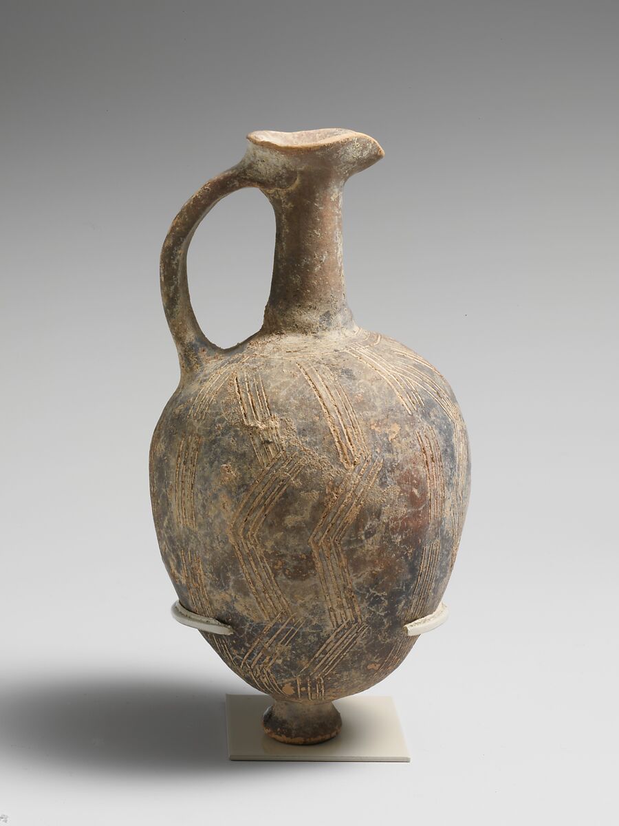 Terracotta jug, Terracotta, Cypriot 