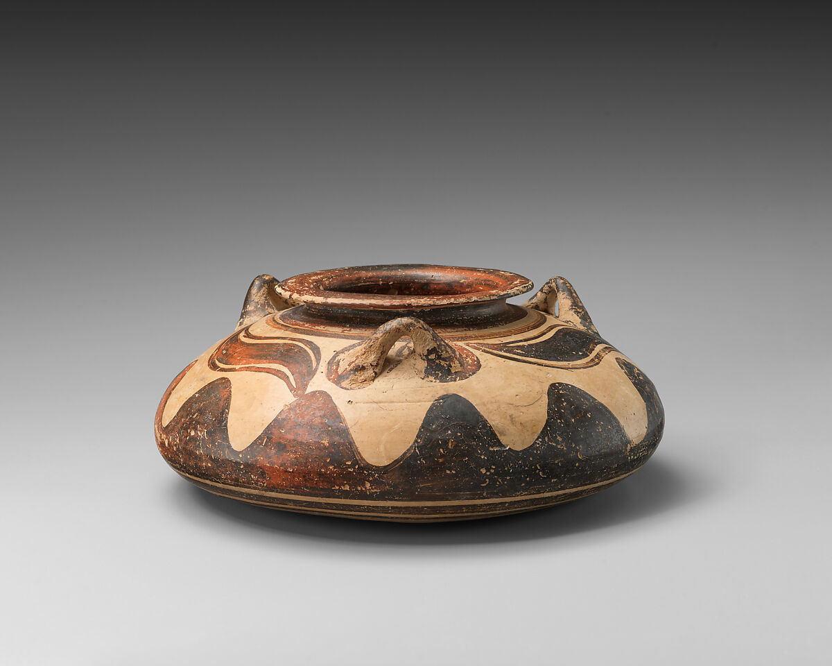 Terracotta squat jar, Terracotta, Cypriot