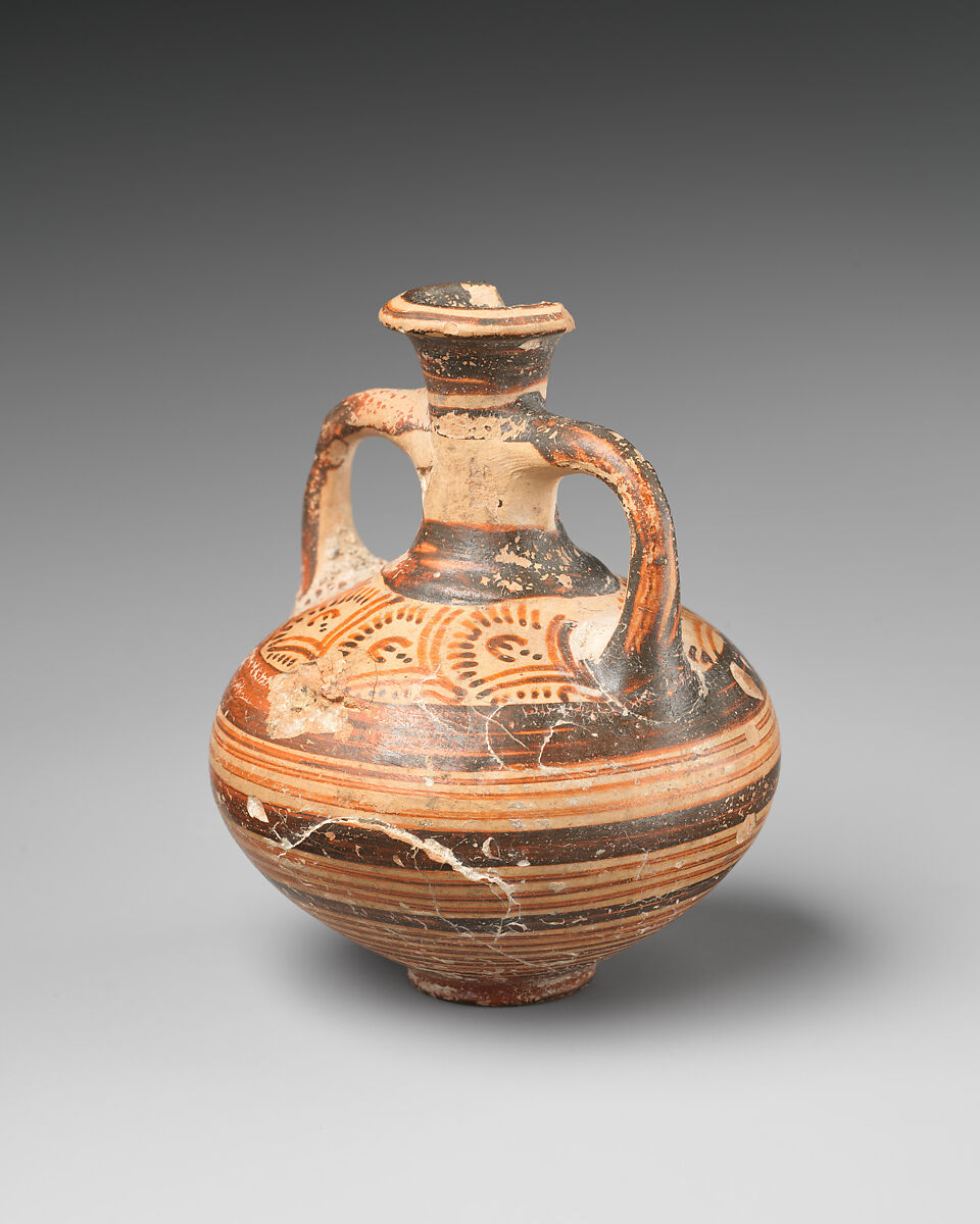 Bottle, Terracotta, Cypriot