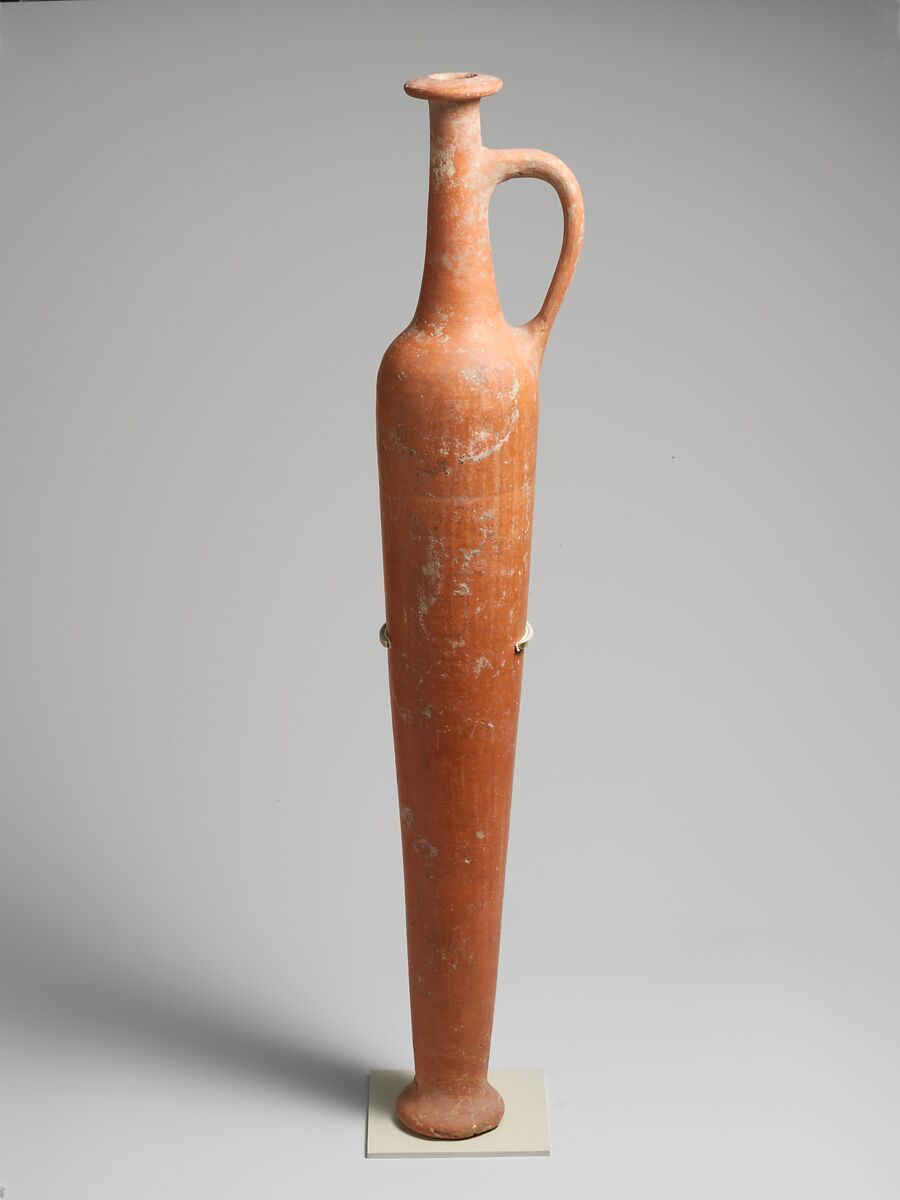 Terracotta spindle bottle, Terracotta, Cypriot 