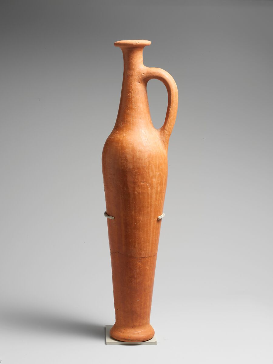 Terracotta spindle bottle, Terracotta, Cypriot 
