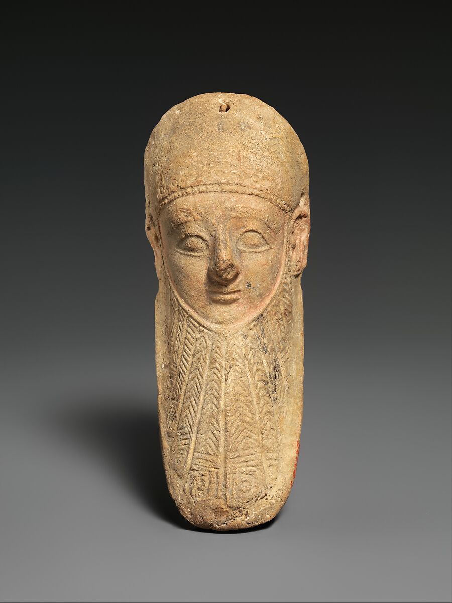 Terracotta mask, Terracotta, Cypriot 