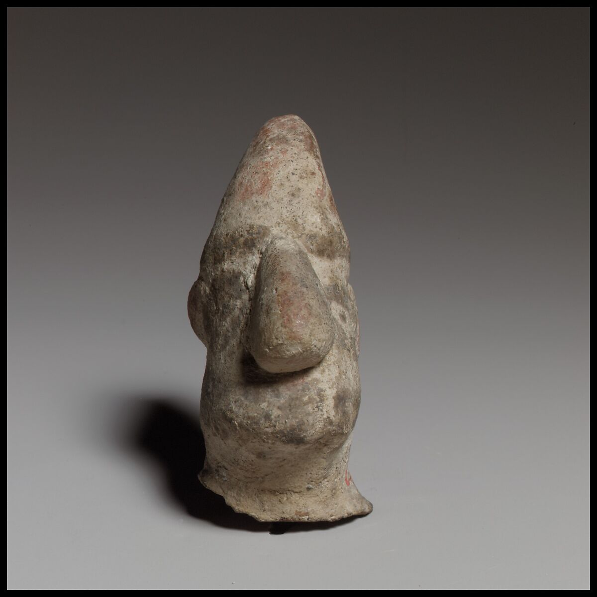 Head of a warrior, Terracotta 