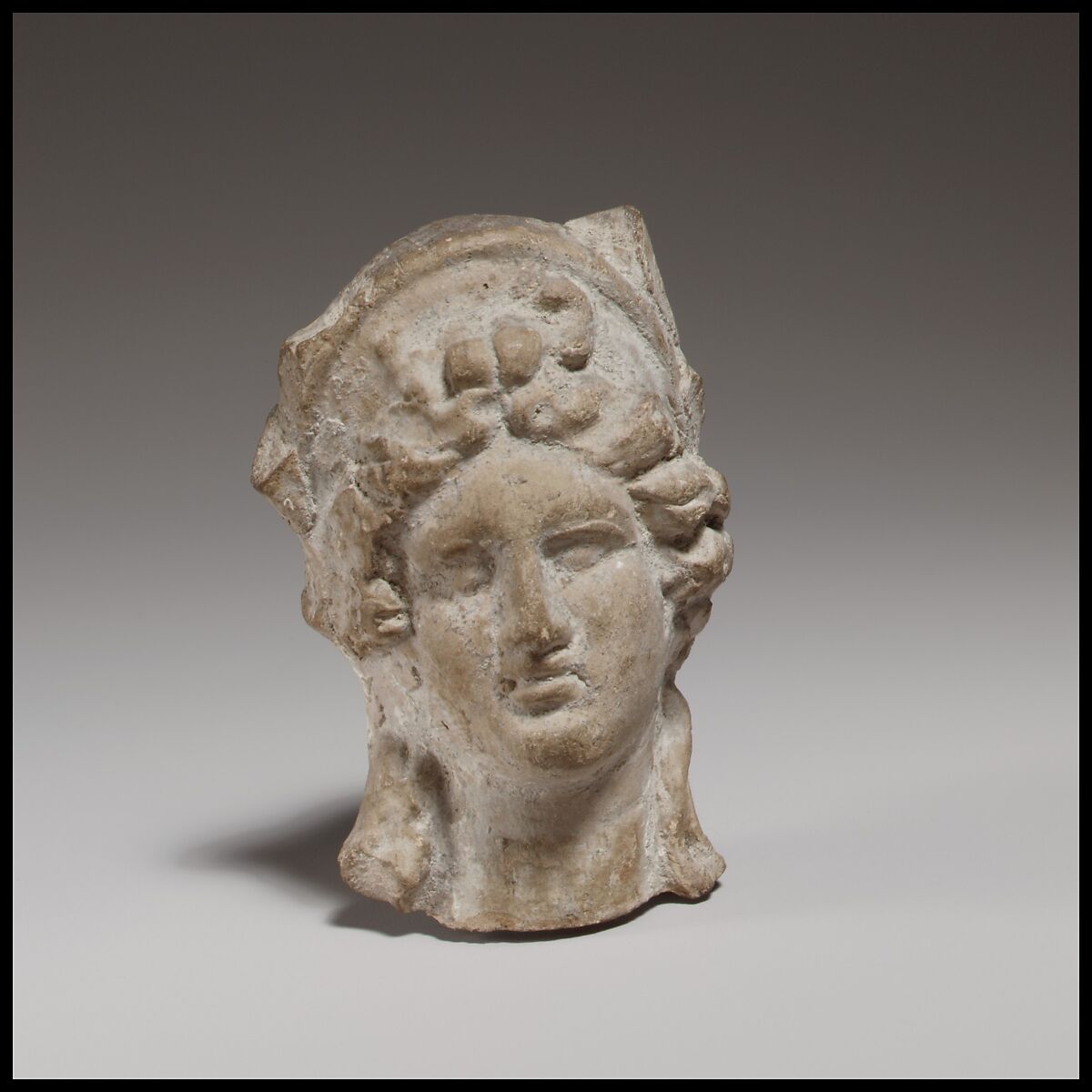 Female head, Terracotta, Cypriot