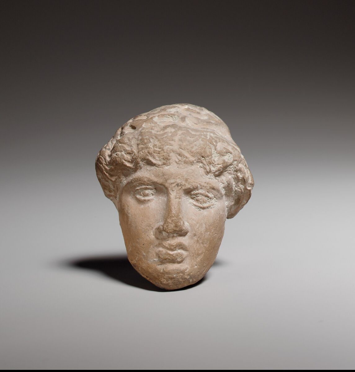 Female head, Terracotta, Greek, Attic ? 