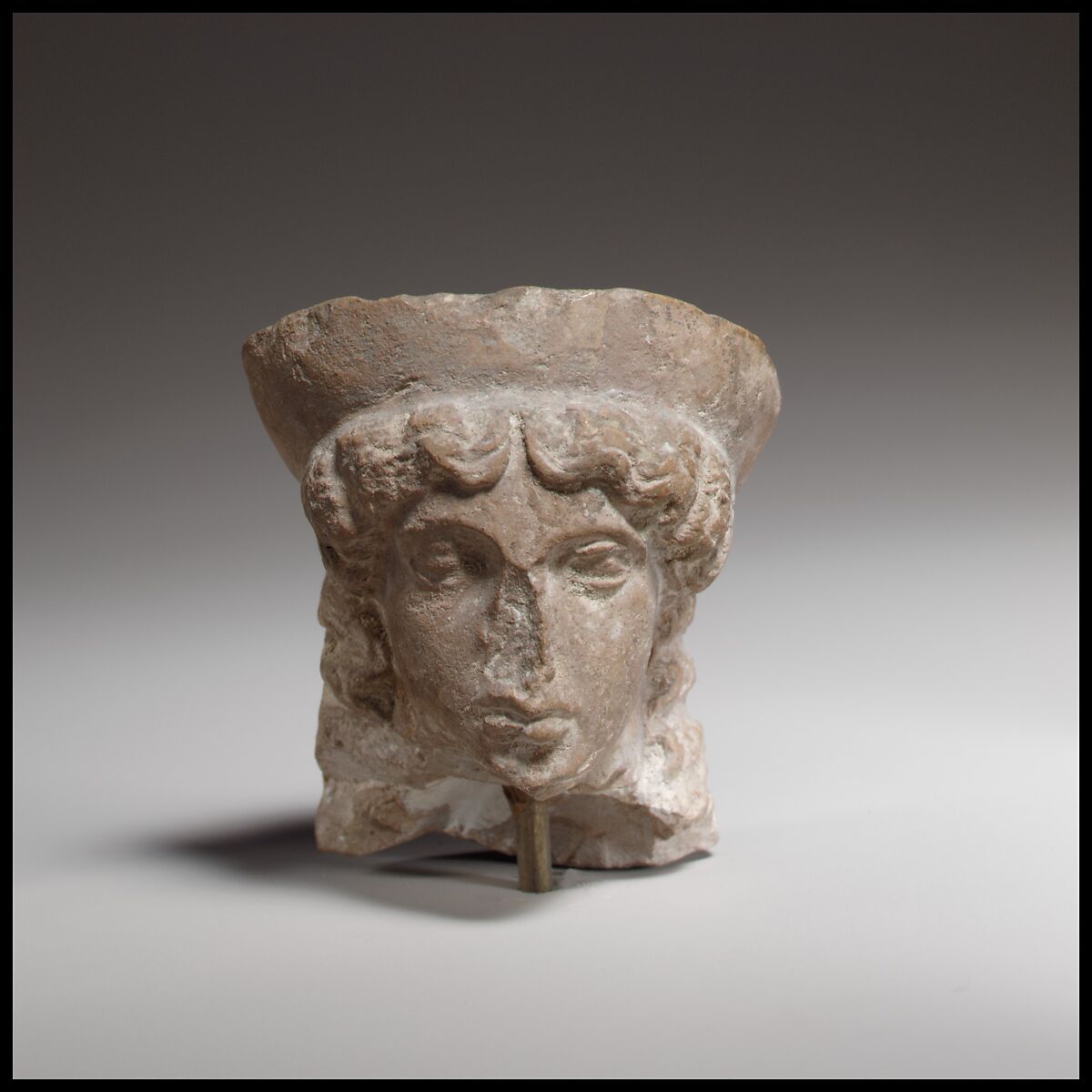 Female head, Terracotta, Cypriot