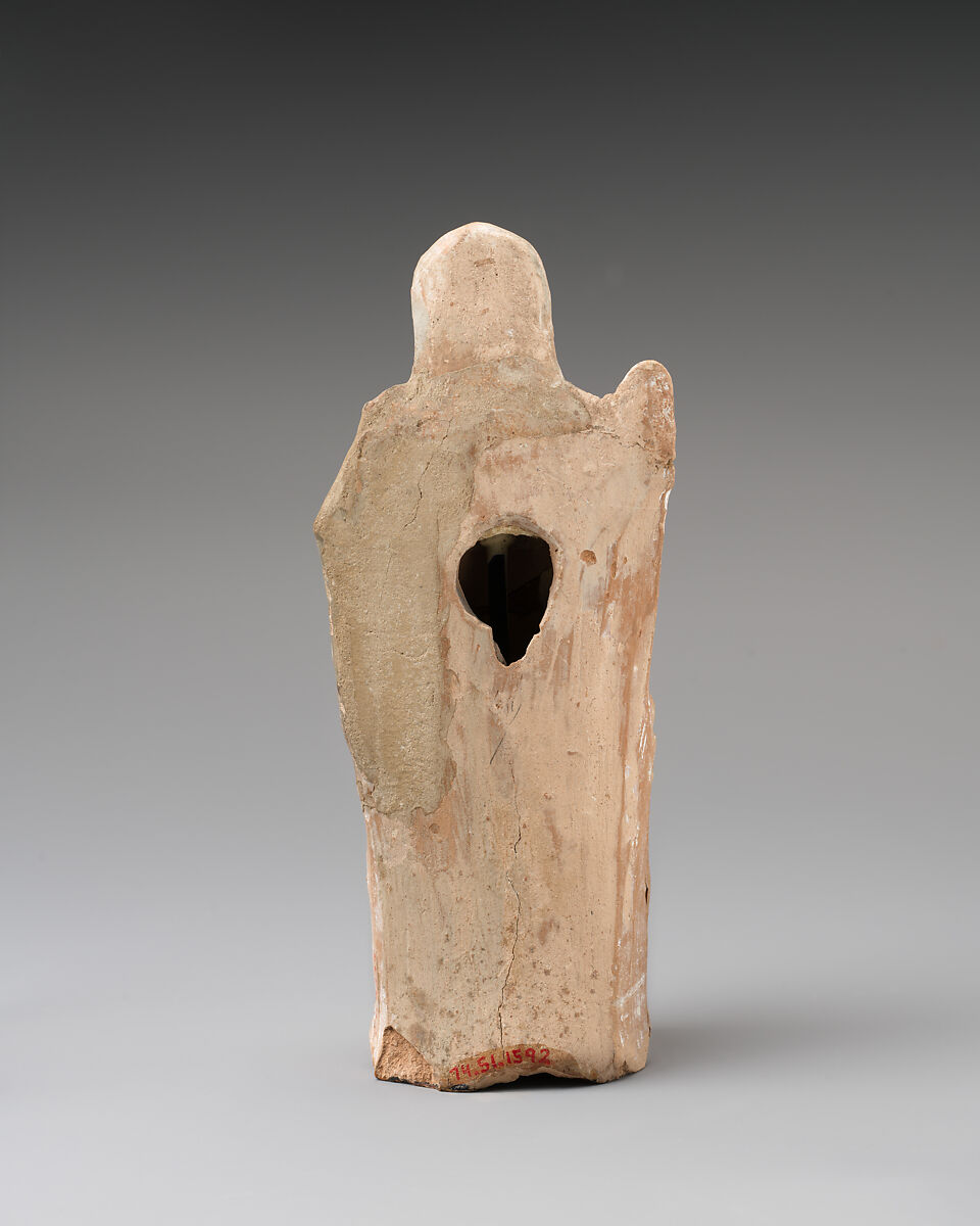 Terracotta statuette of a seated goddess, Terracotta, Cypriot