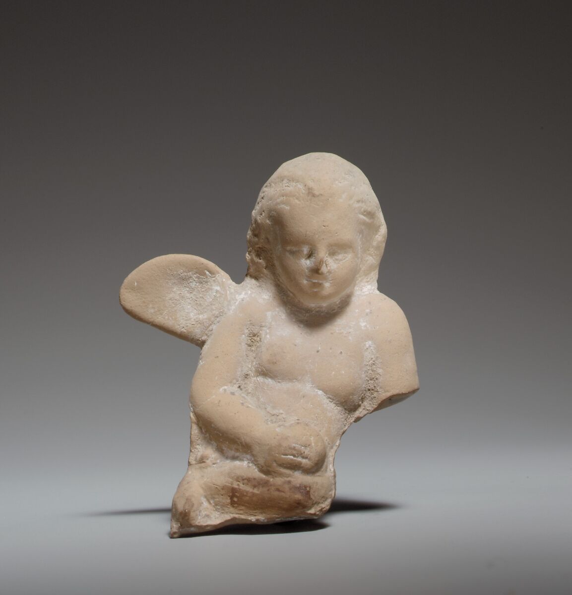 Seated Eros, Terracotta, Cypriot