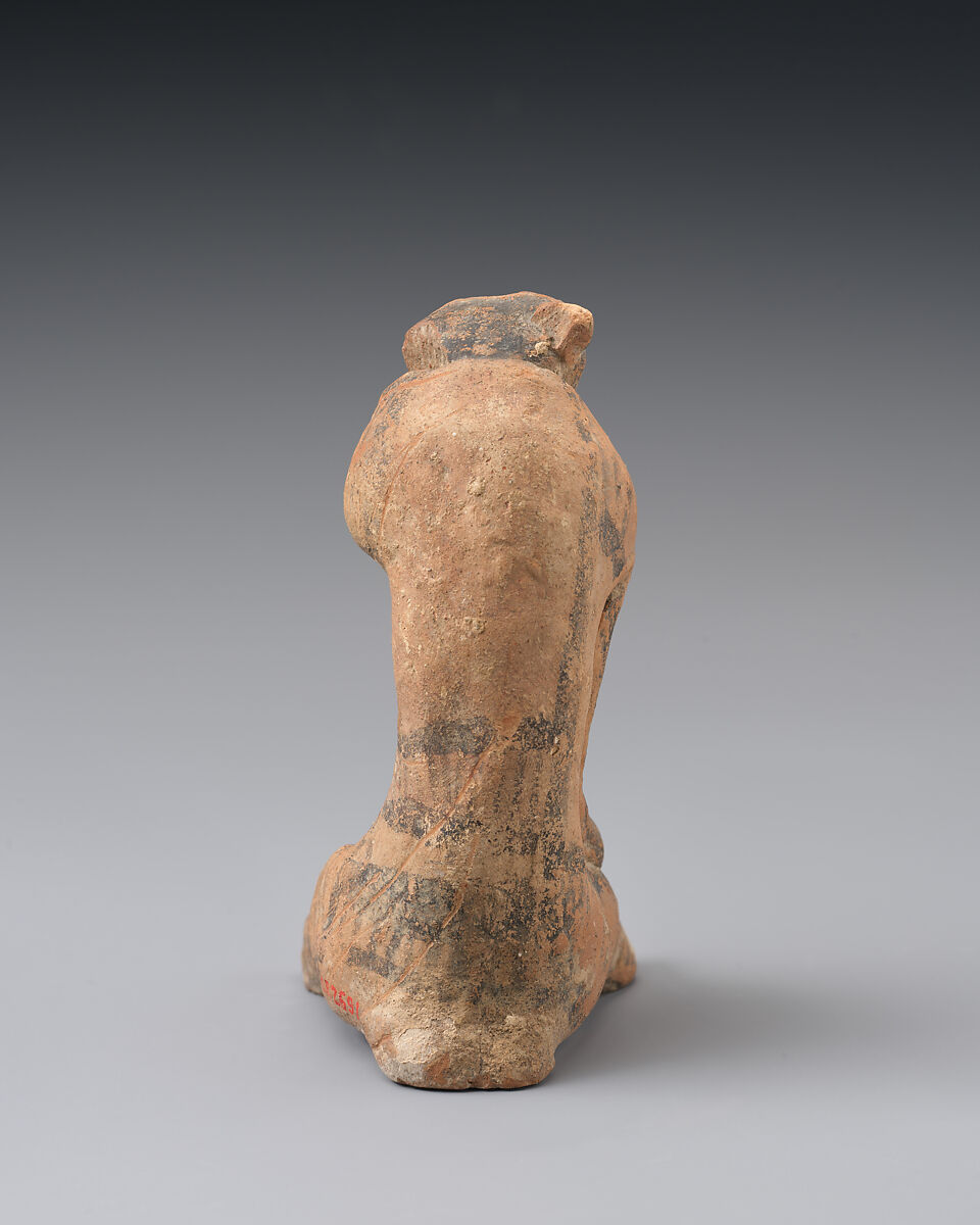 Terracotta statuette of a monkey or bear, Terracotta, Cypriot