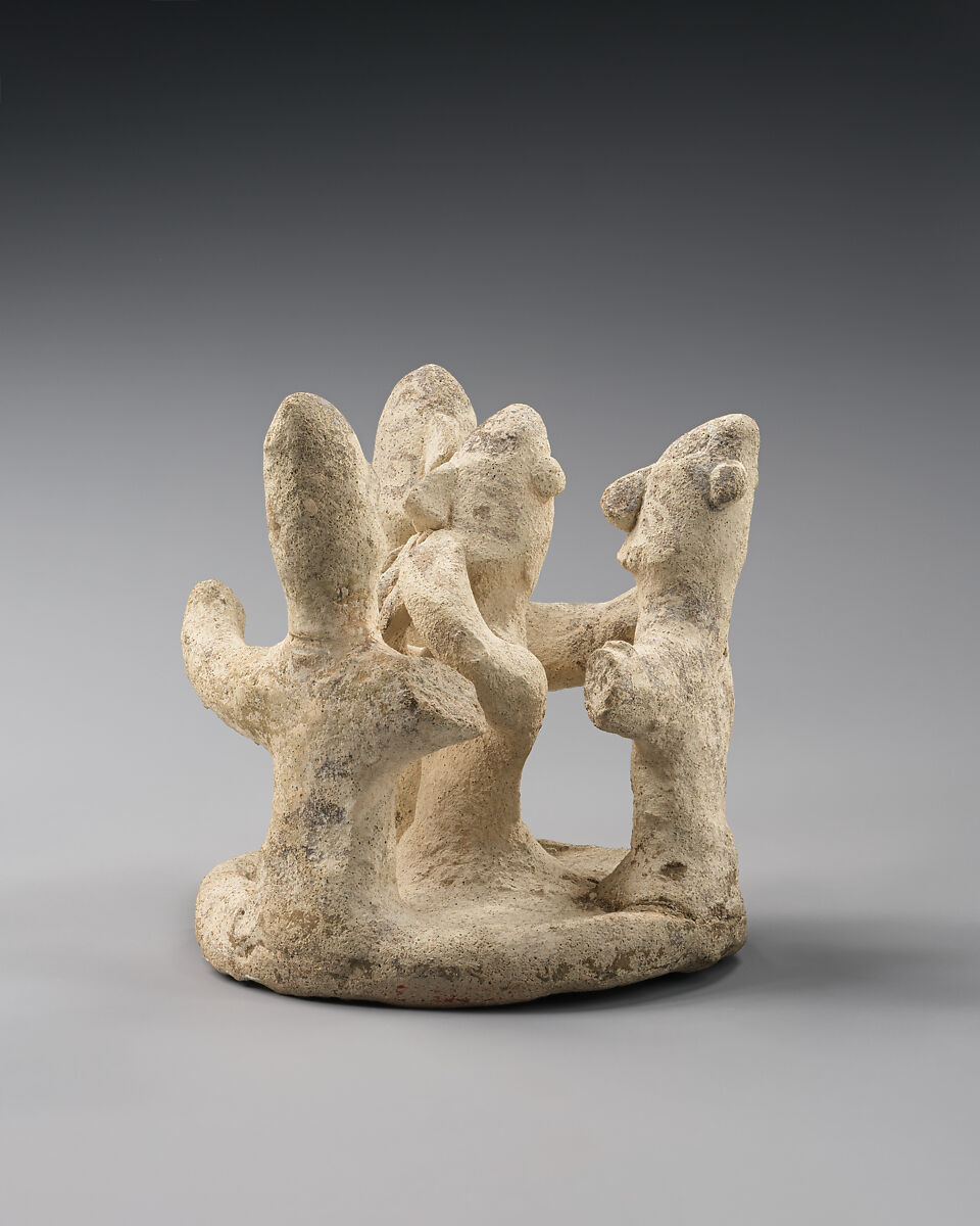 Terracotta statuette of a ring dance, Terracotta, Cypriot