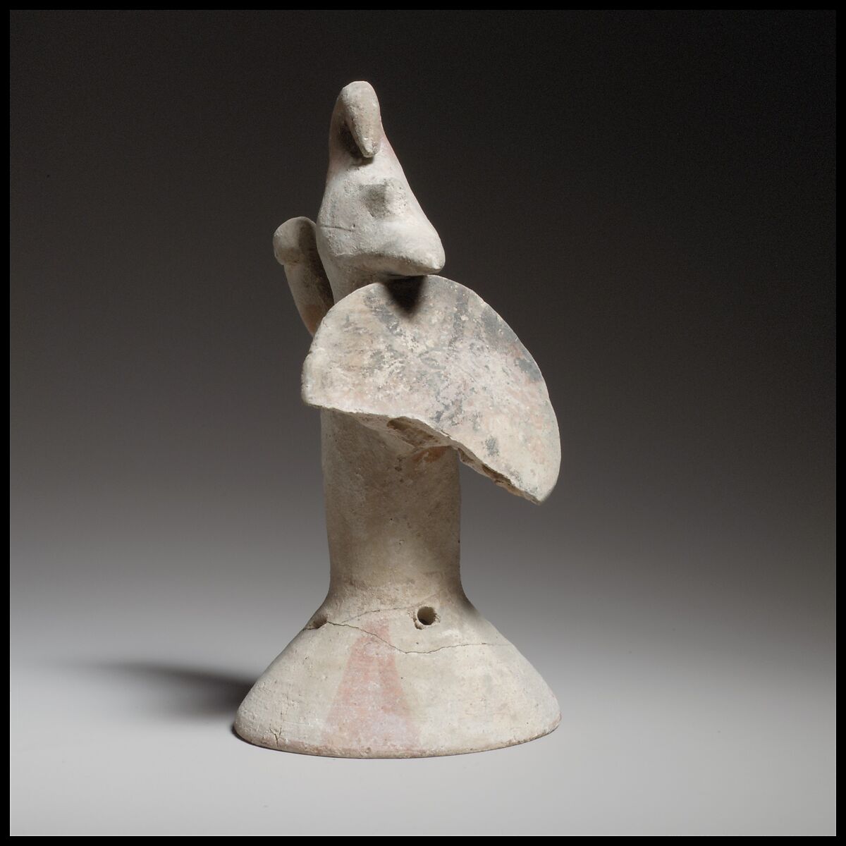 Shield bearer, Terracotta, Cypriot 