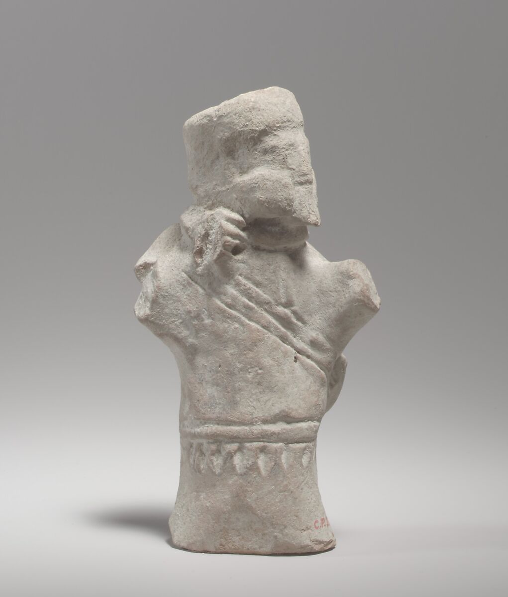 Archer, probably from a chariot group, Terracotta, Cypriot 