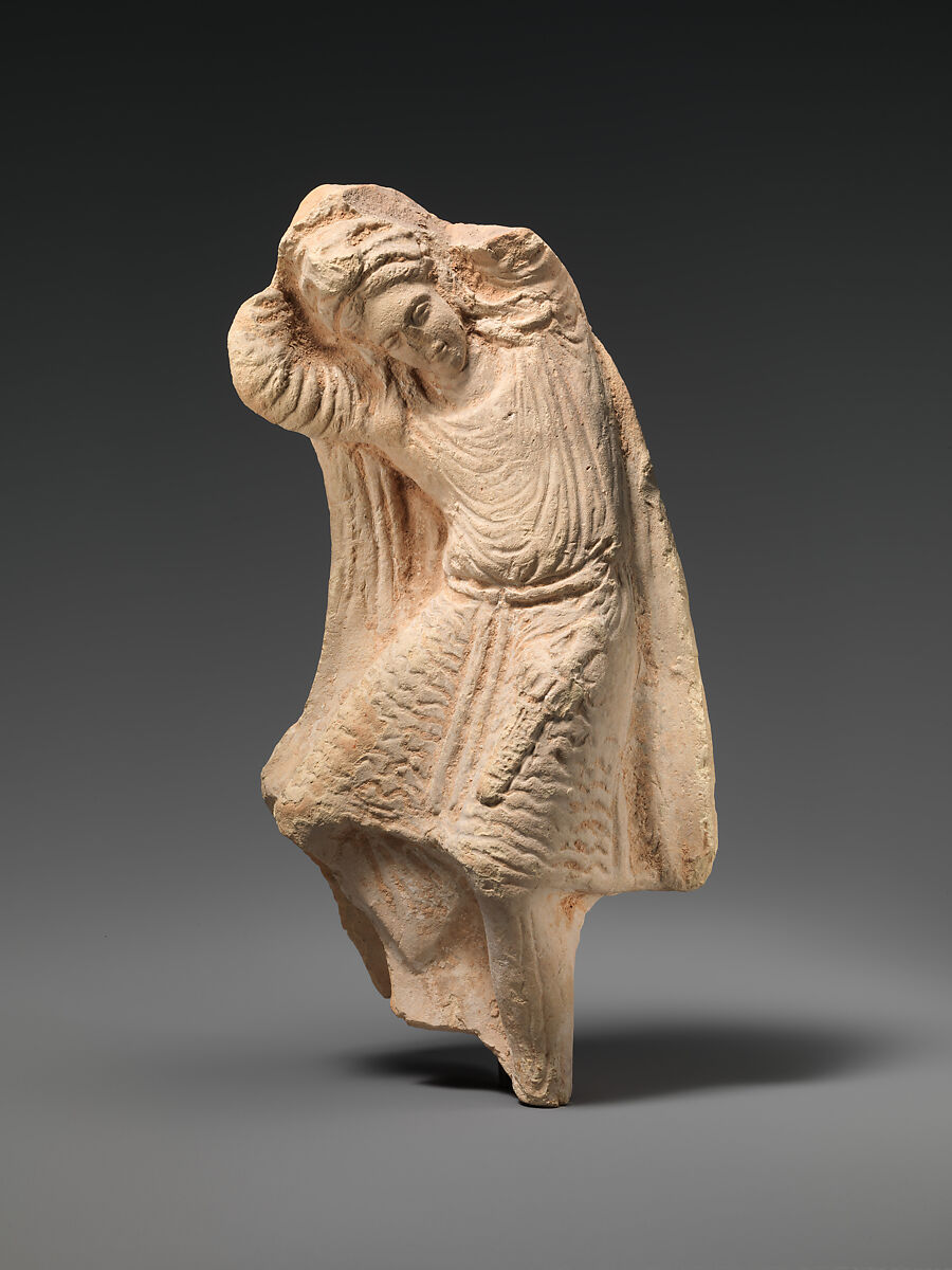 Terracotta Statuette Of A Dancing Youth Cypriot Early Hellenistic 