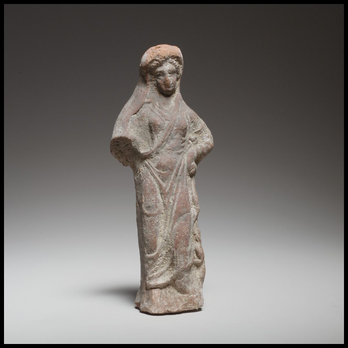 Terracotta statuette of a woman, Terracotta, Cypriot 