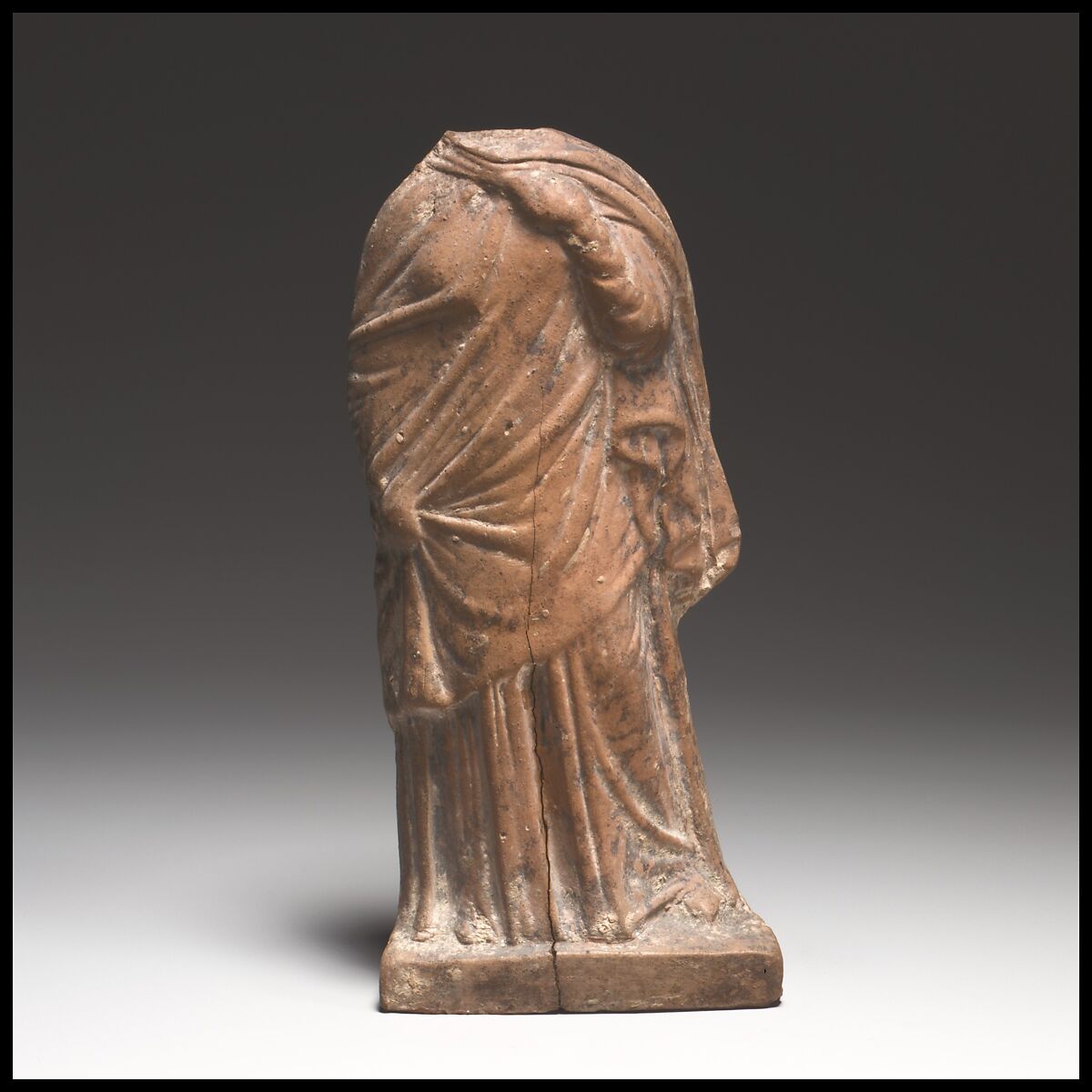 Terracotta statuette of a woman, Terracotta, Cypriot 