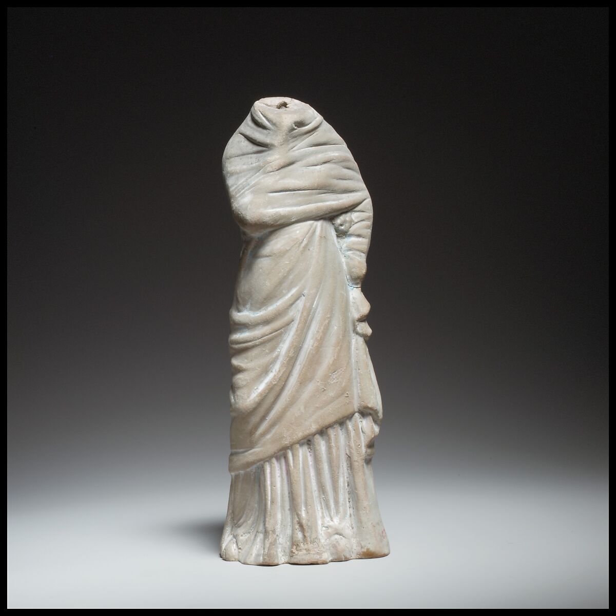 Terracotta statuette of a woman, Terracotta, Greek, Cypriot