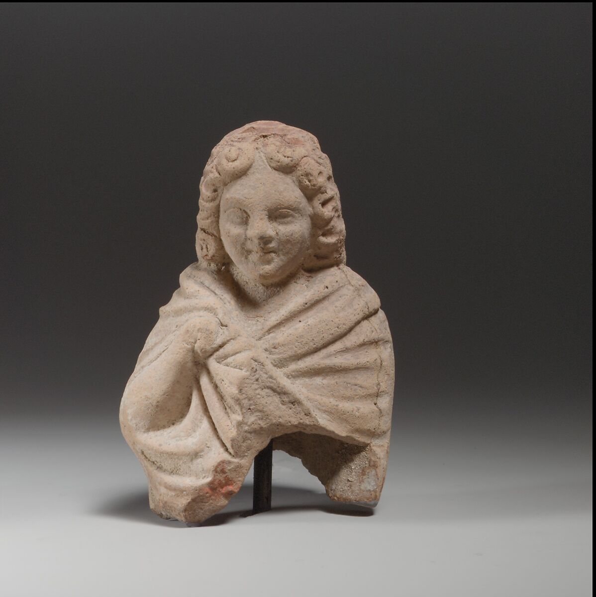 Standing girl, Terracotta, Greek, Cypriot 