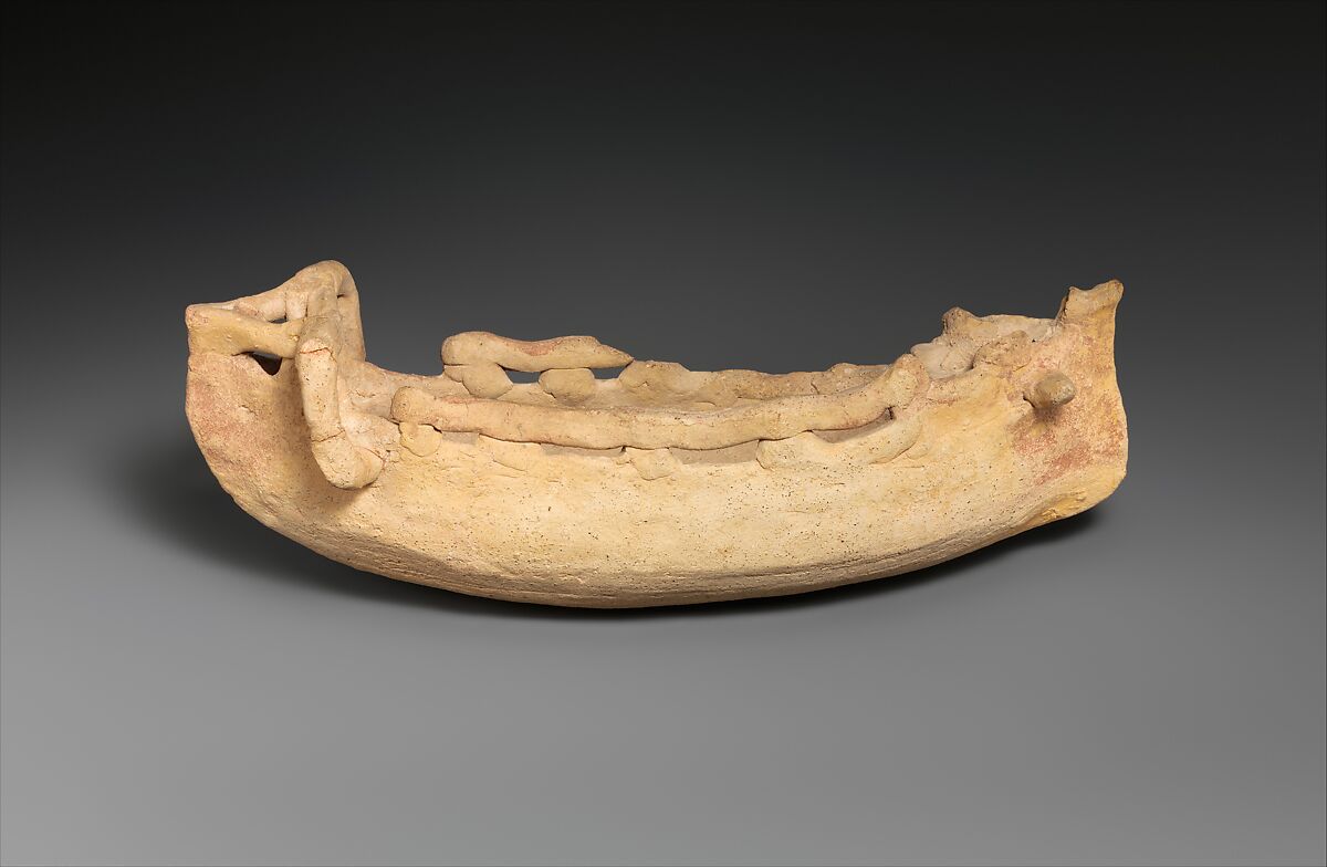Terracotta model of a ship, Terracotta, Cypriot